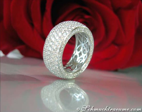 Exklusiver Diamanten Memory Ring (4,68 ct.) - Image 4