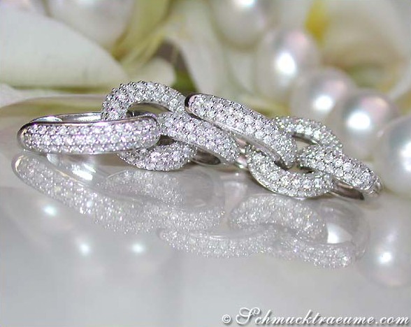 Wandelbare Südseeperlen Brillanten Ohrgehänge / Anhänger - Image 15