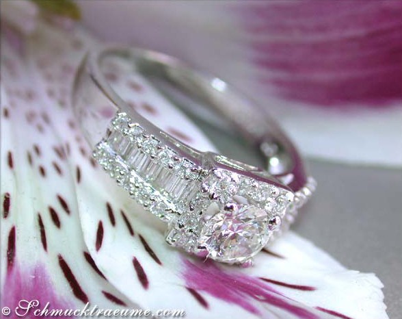 Edler Diamant Verlobungsring (Solitär / Halbkaräter) - Image 5